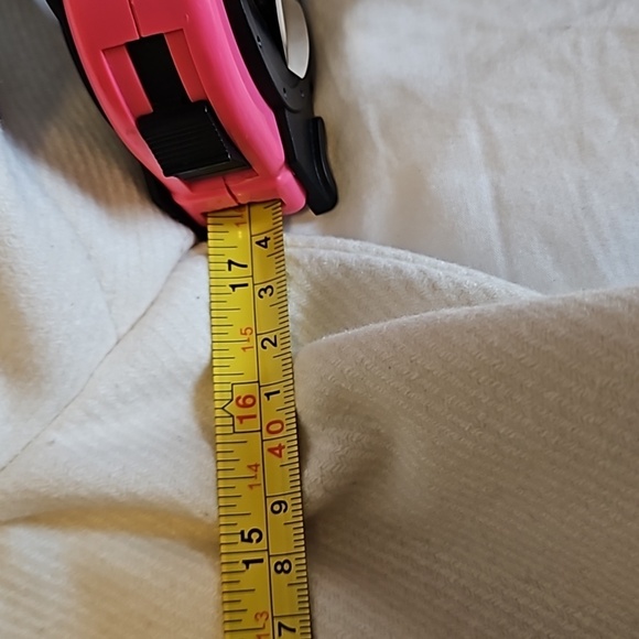 Women's Ivory Pea coat Size XS - Picture 6 of 7